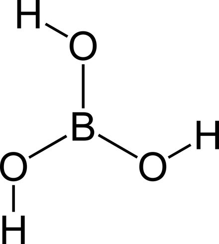 Структура борной кислоты