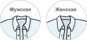 Мужская и женская рубашка