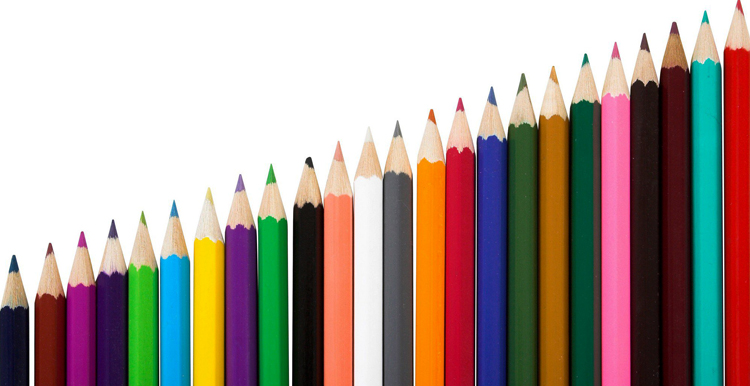 Обычные цветные карандаши