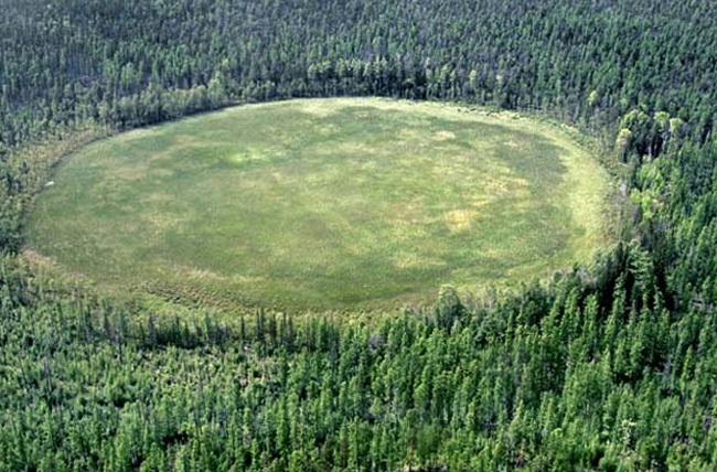 Место падения Тунгусского метеорита