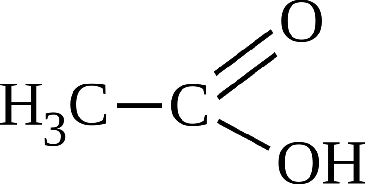 Формула уксусной кислоты