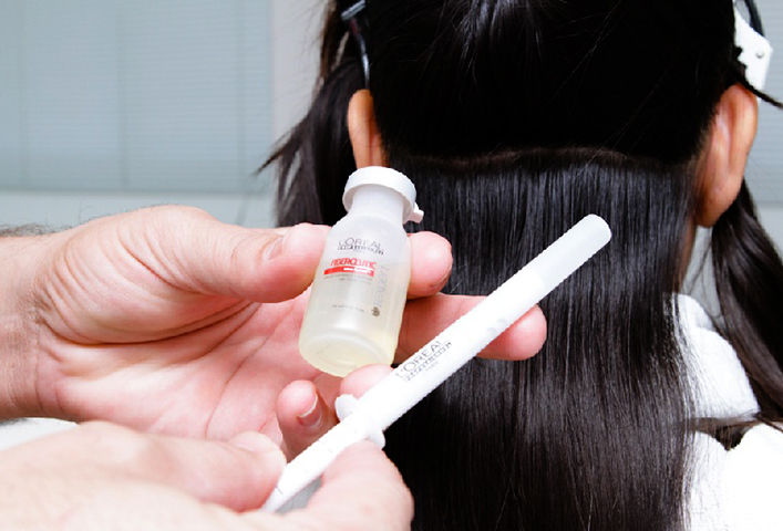 Процедура ботокса для волос