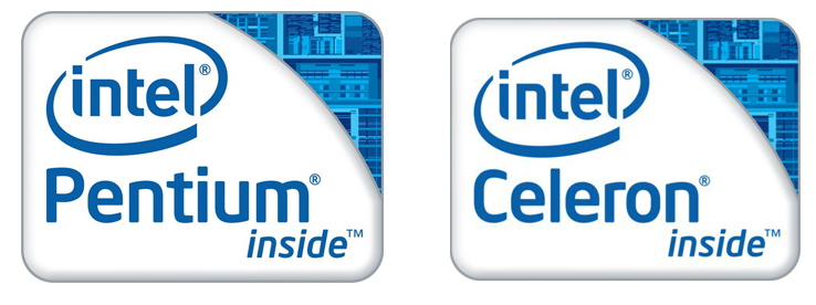 Pentium и Celeron