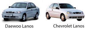Daewoo Lanos и Chevrolet Lanos