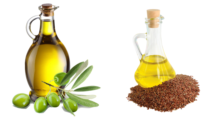 Оливковое и льняное масло