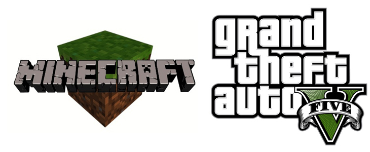 Minecraft и GTA 5