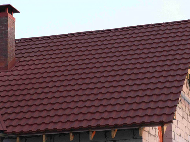 Крыша из металлочерепицы
