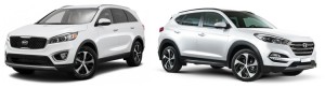 Kia Sorento и Hyundai Tucson